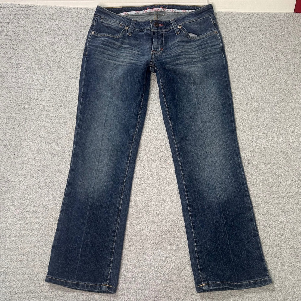 American‎ Eagle Ultra Low Rise Y2K Baby Boot Slim Jeans VTG RARE 6 Limited issue